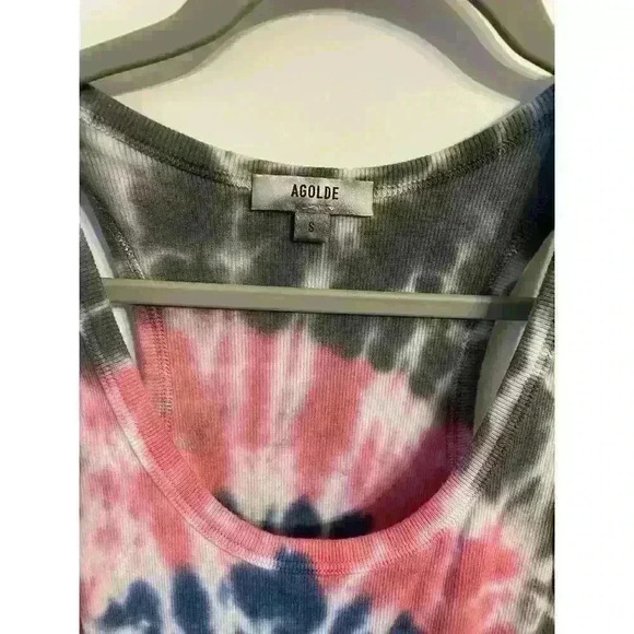 Agolde x Revolve Rib Tank Bodysuit in Snow Cone, S - Picture 5 of 9